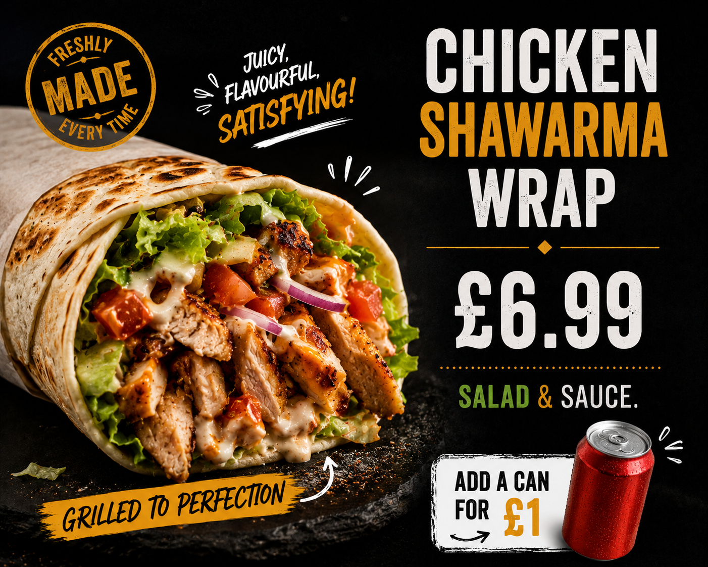 Chicken Shawarma Wrap