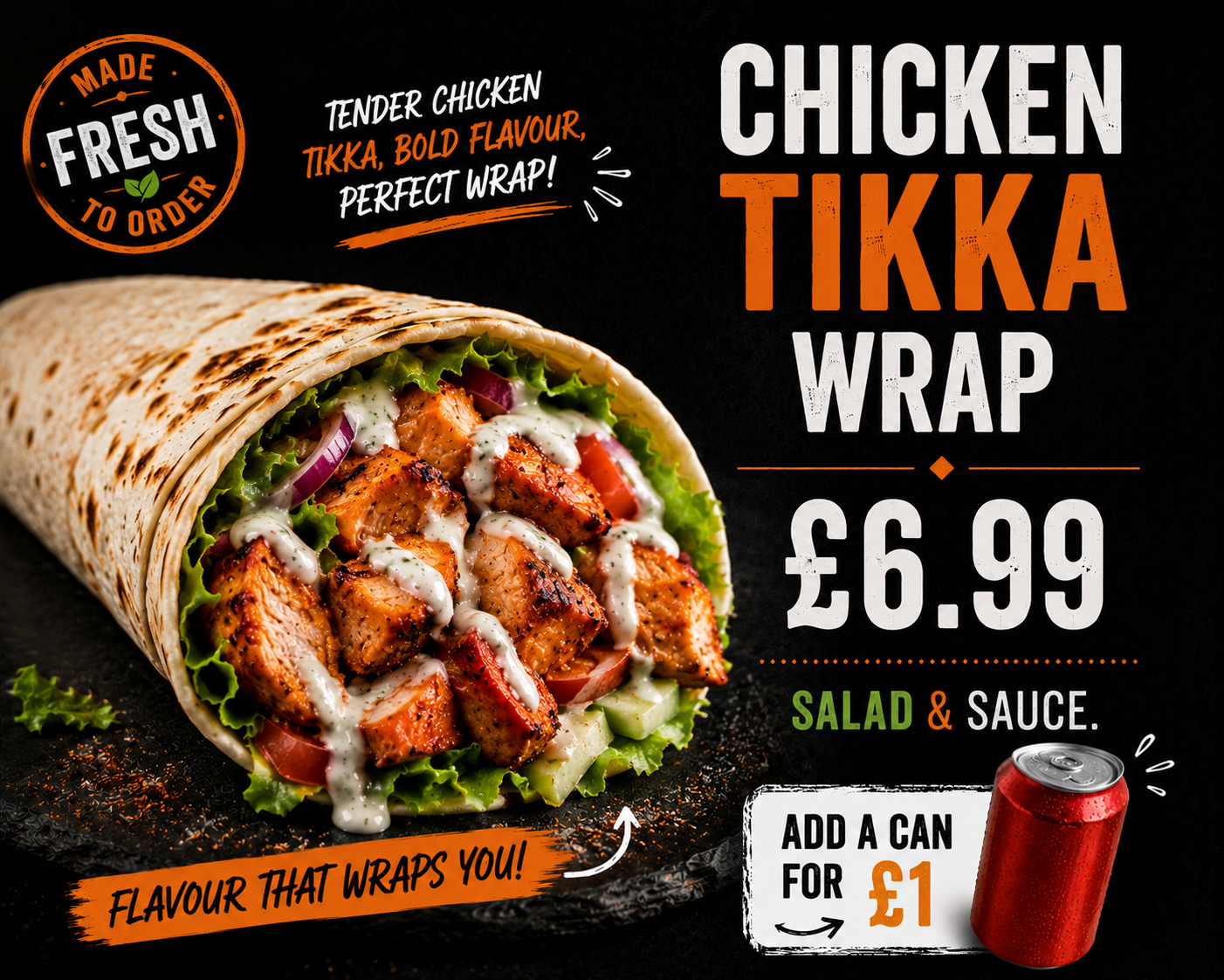 Chicken Tikka Wrap