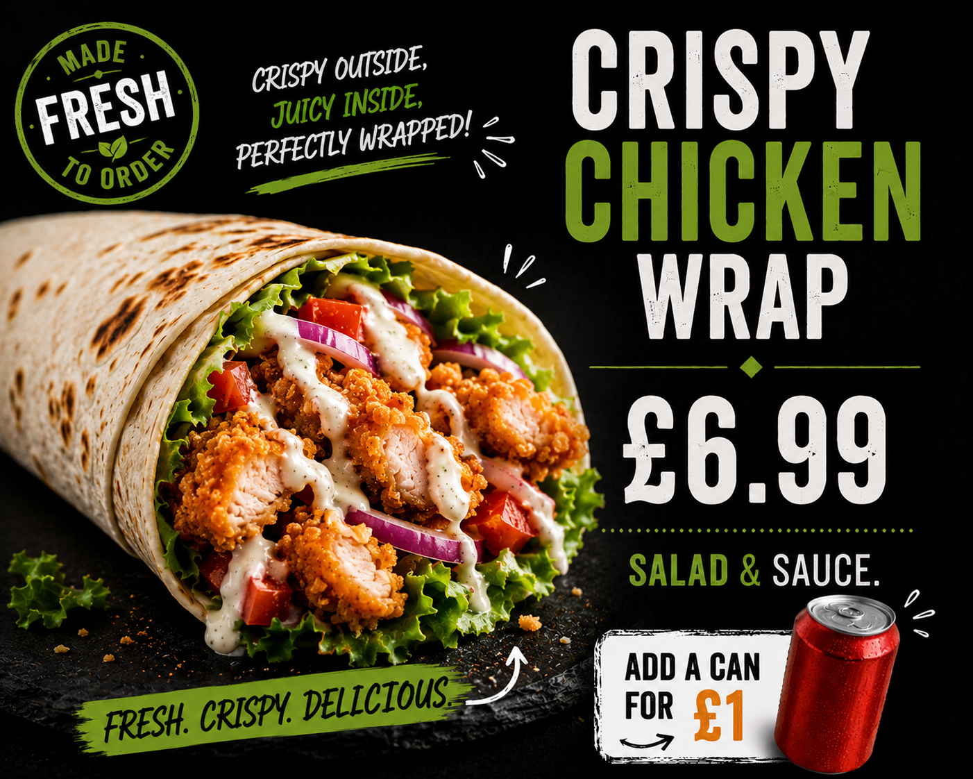 Crispy Chicken Wrap