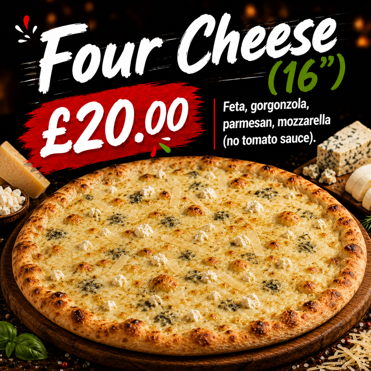 Four Cheese (16")