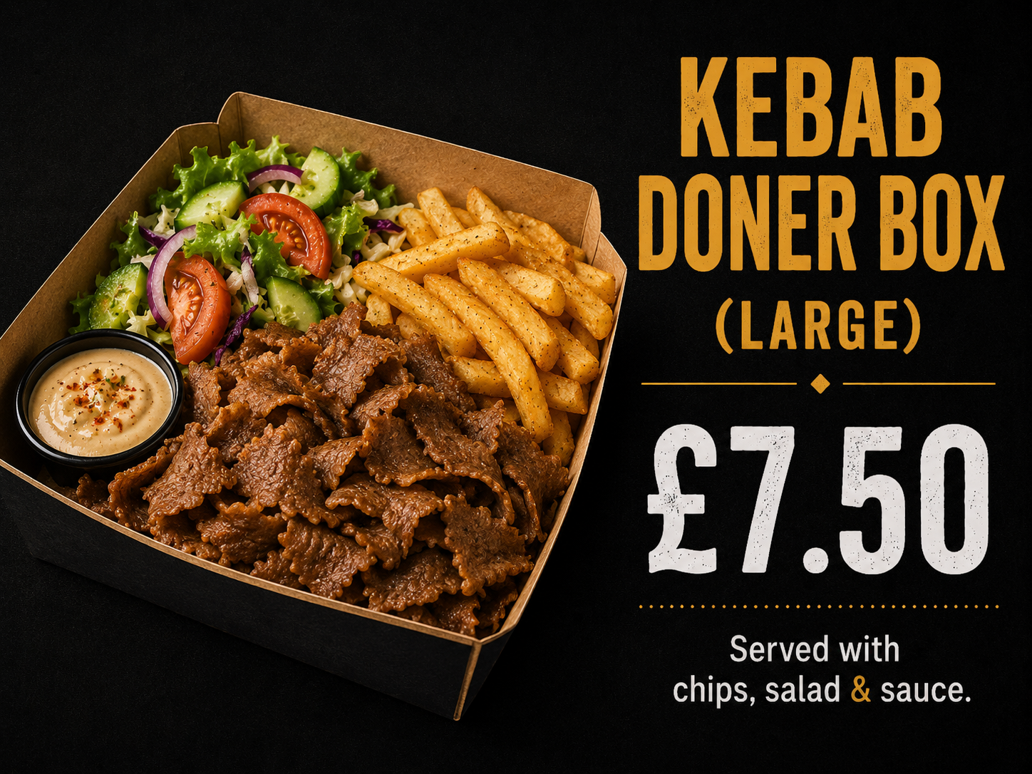 Kebab Doner Box (Large)