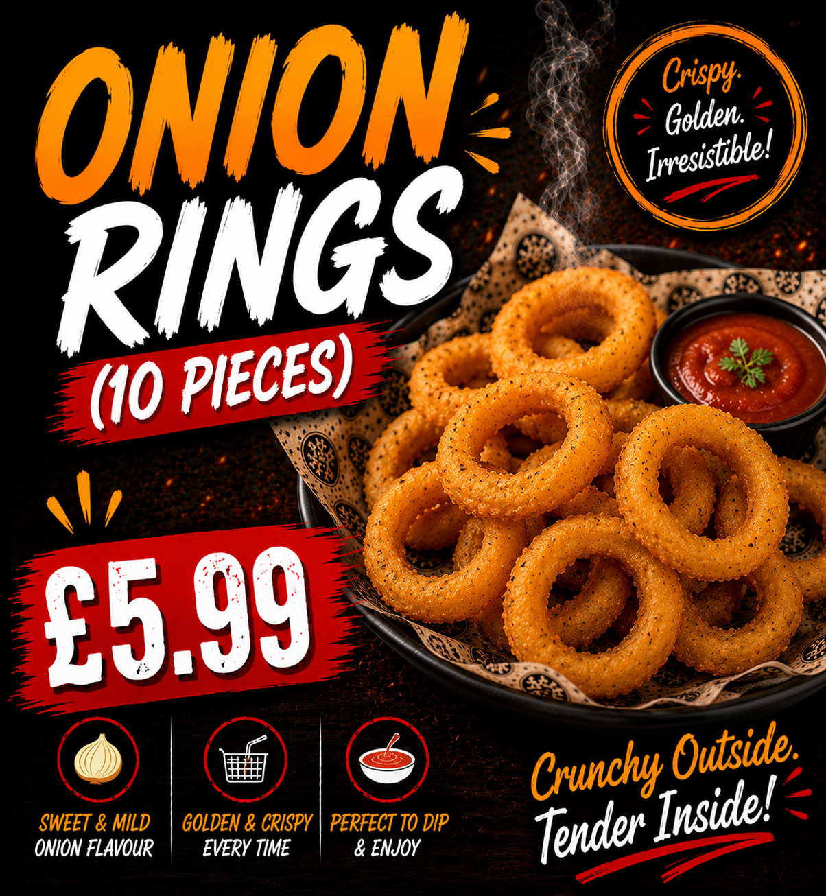Onion Rings (10 pieces)