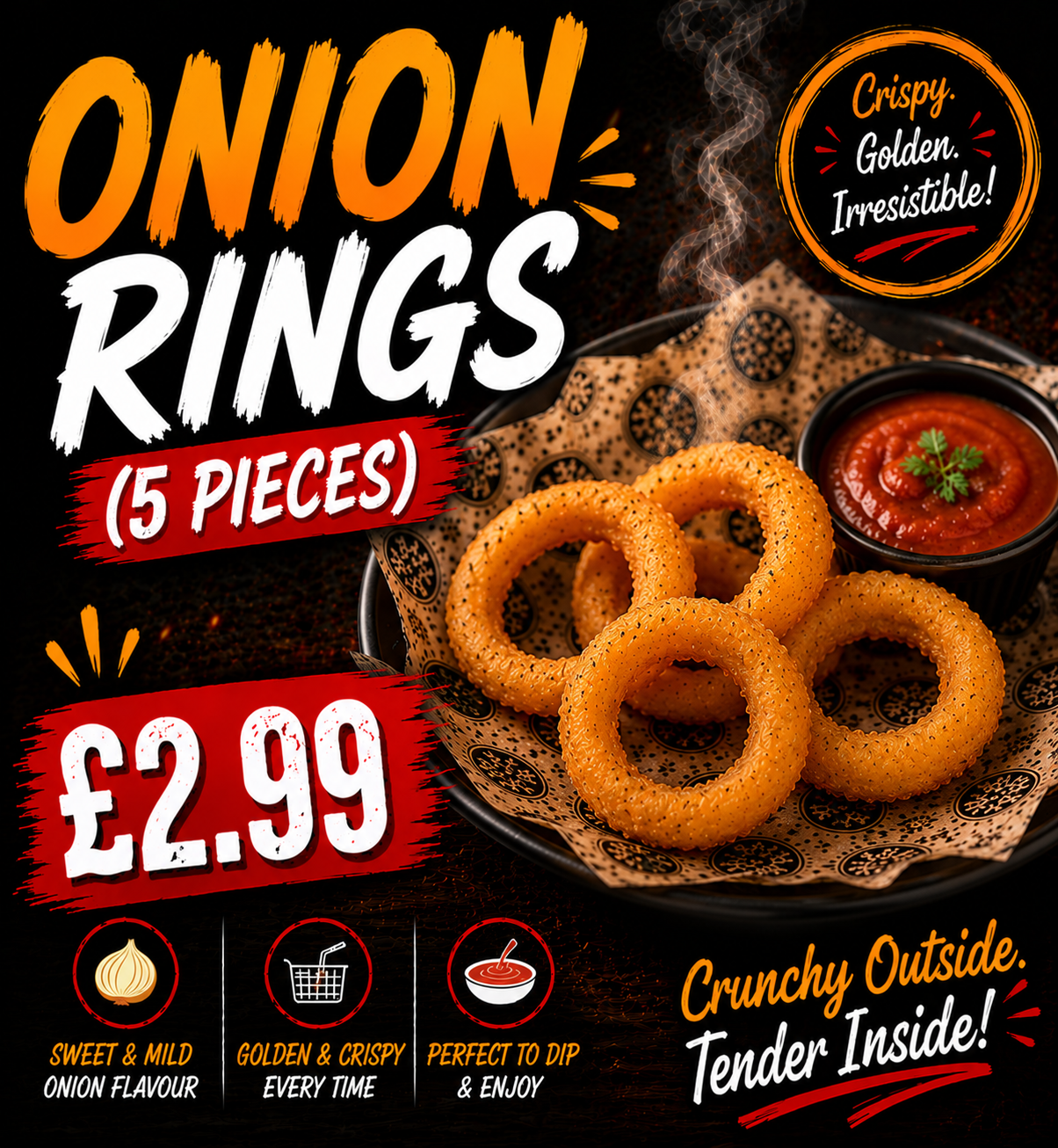 Onion Rings (5 pieces)