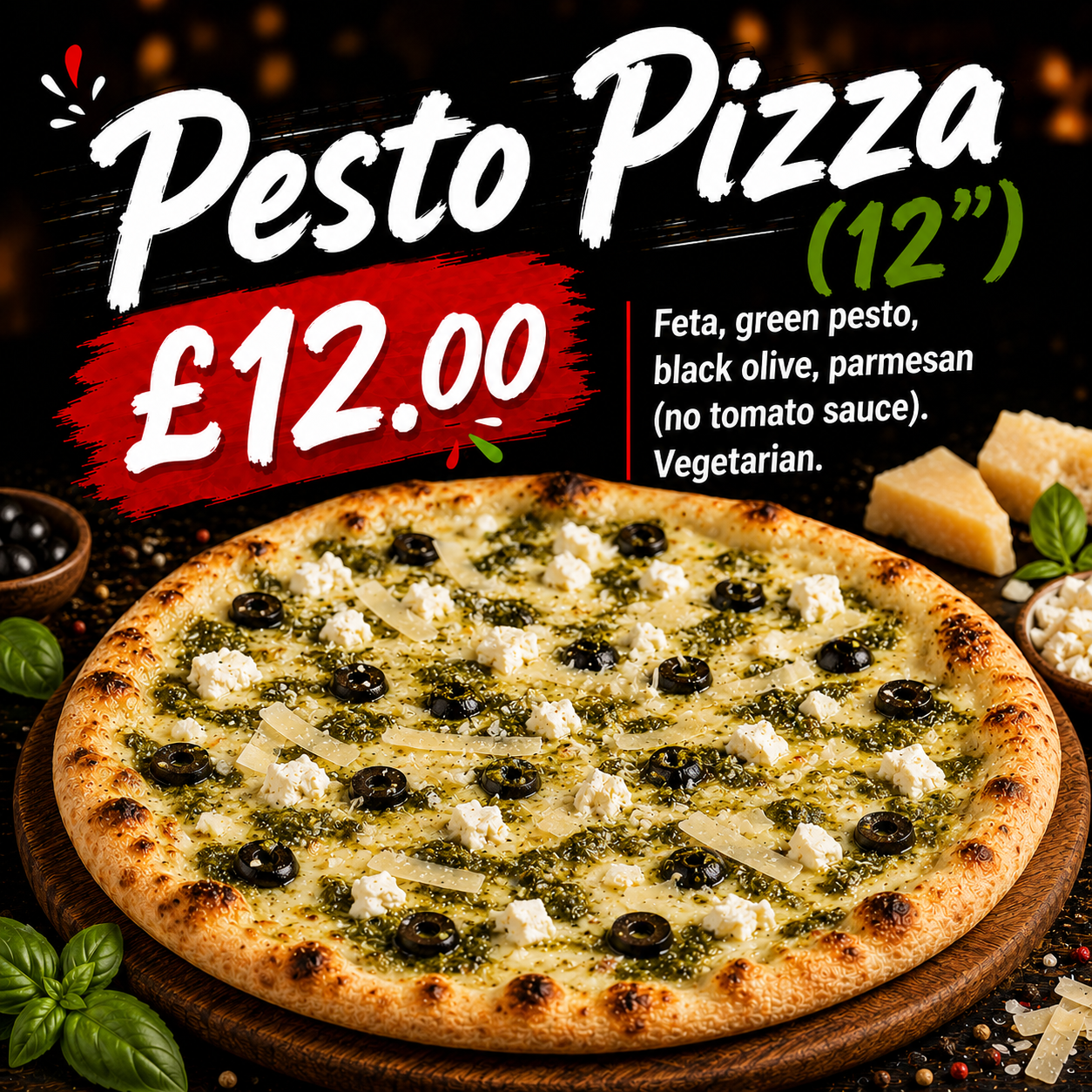 Pesto Pizza (12")