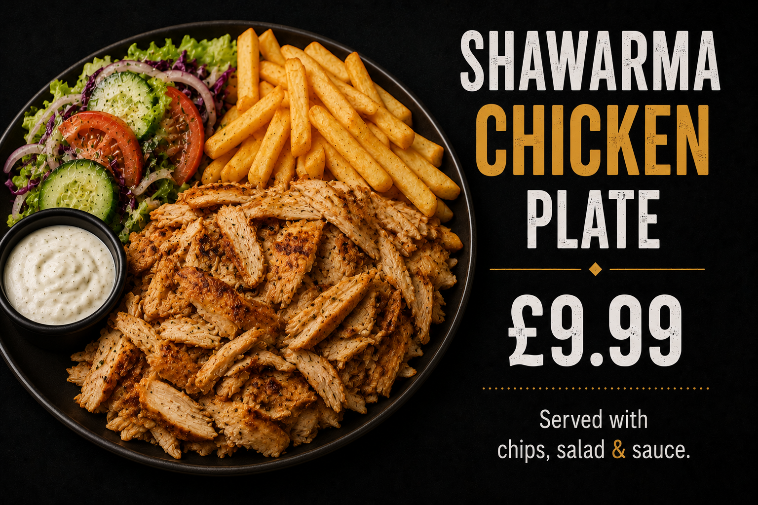 Shawarma Chicken Plate